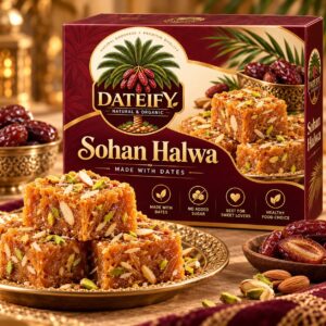 Dateify Sohan Halwa | made with Dhakki Dates | Gift for Sweet Lovers | Sugar free sweeten with Dates (1kg)