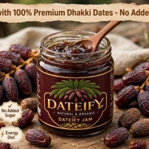 Dateify Jam (350g) – 100% Natural & Organic, No Added Sugar | Premium Dates Spread
